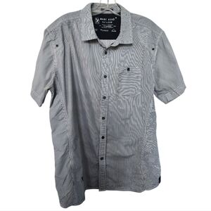 Marc Ecko Gray Casual Button Down Shirt